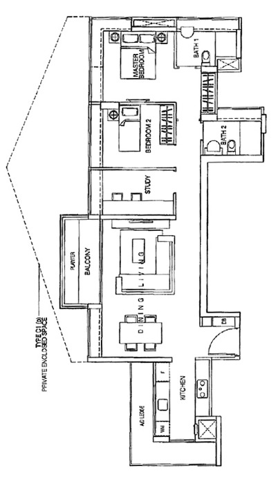 One-north Residences (D5), Apartment #1268